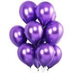 Buy CherishX Chrome Balloons - For Birthday Party Decorations, Engagements, Baby Showers, Purple ...