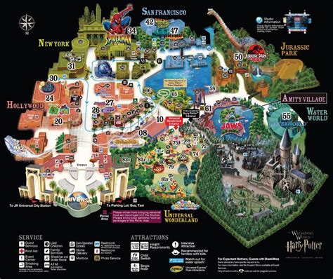 Universal Studios Japan Map