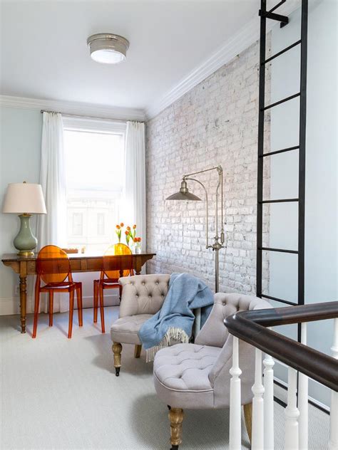 Create a Chic Statement with a White Brick Wall