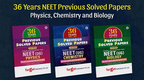 36 Years NEET UG Previous Year Solved Question Papers | PCB | Target Publications - YouTube