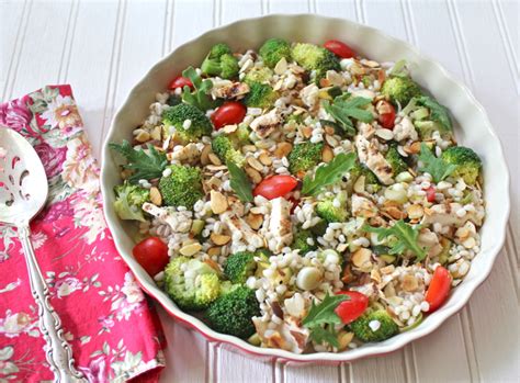 Pearl Barley Salad with Harrisa Chicken - Lake Lure Cottage KitchenLake Lure Cottage Kitchen