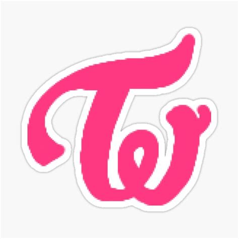 "twice logo" Sticker for Sale by Multiminjae | Redbubble