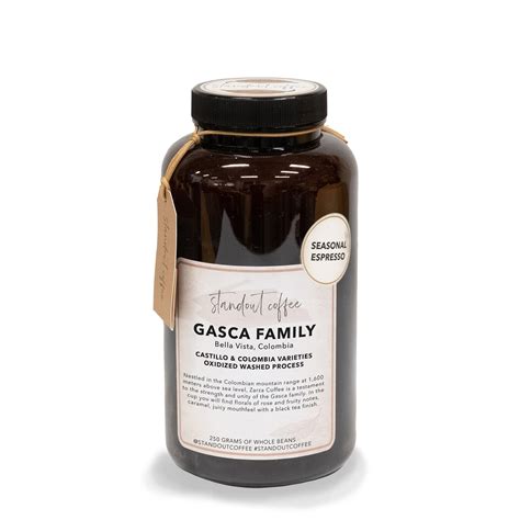 Gasca Family Oxidized Washed Castillo & Colombia Varieties - Colombia – Standout Coffee