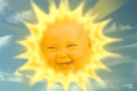 Say Hello To The REAL "Teletubbies" Sun Baby | Teletubbies and sun, Teletubbies, Laughing baby