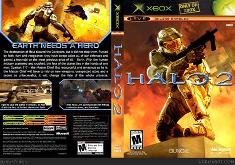 Halo 2 Xbox Box Art Cover by Kief