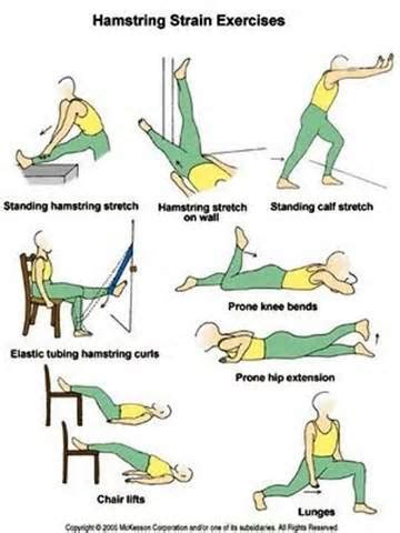 STRETCHES FOR A STRAINED HAMSTRING 1 - Muscle Pull | Muscle Pull