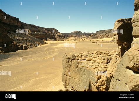 Tadrart Acacus desert Sahara Lybia Stock Photo - Alamy