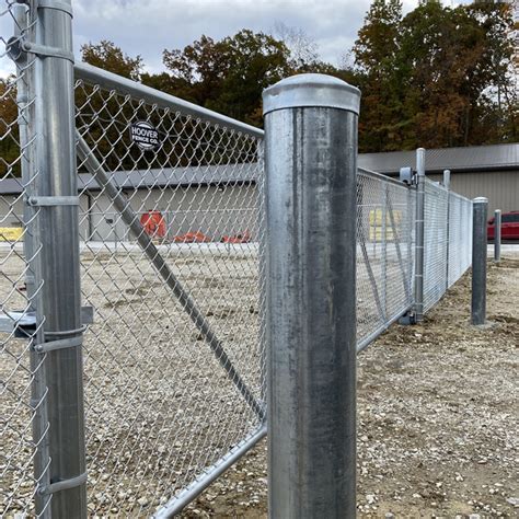 Sch40 Round Chain Link Fence Posts and Pipes | Hoover Fence Co.