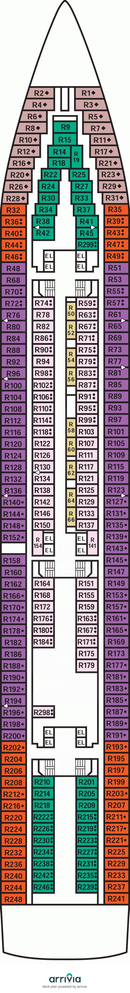 Carnival Inspiration Deck Plans