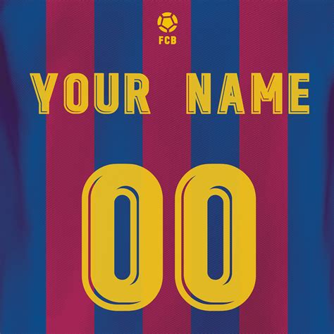 Personalised Barcelona Football Poster - Football Gifts, Football Posters & Personalised ...