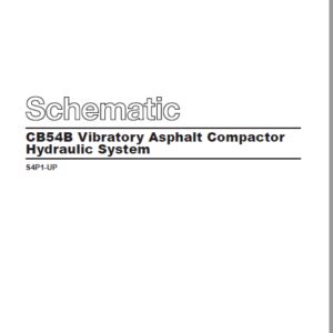 EN CAT Paving Compactor CB54B Vibratory Asphalt Hydraulic Schematic Manual - PDF DOWNLOAD ...