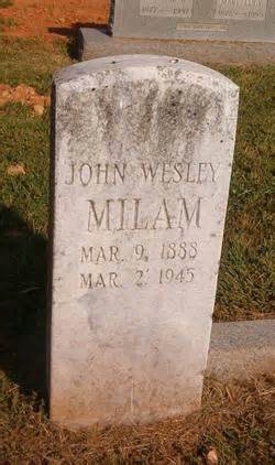 J W Milam (1888-1945) - Find a Grave Memorial