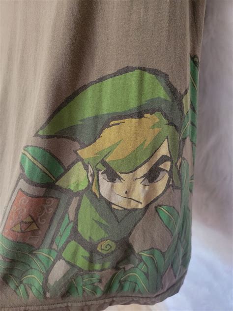 legend of zelda wind waker link grass shirt nintendo … - Gem