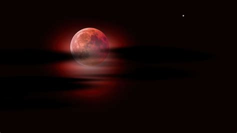 3840x2160 Moon Clouds Night Sky Red Moon 5k 4K ,HD 4k Wallpapers,Images,Backgrounds,Photos and ...