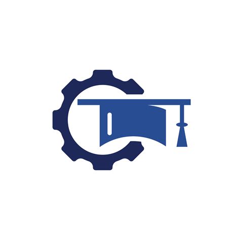 Industrial engineering education vector logo design. Student gear vector logo template. 11401105 ...