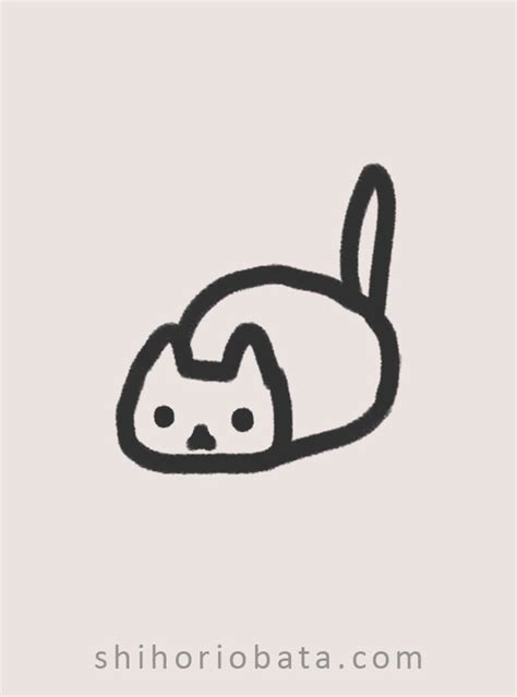 30 Easy Cat Drawing Ideas | Легкие рисунки, Милые каракули, Рисунки