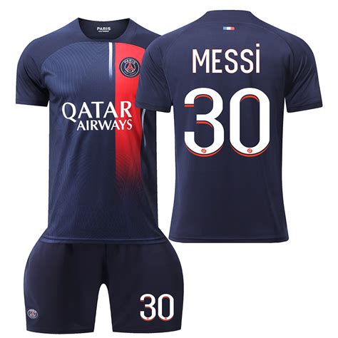 MakeCool - (Adult XS) 2023-2024 Paris Saint-Germain Home Messi No. 30 ...