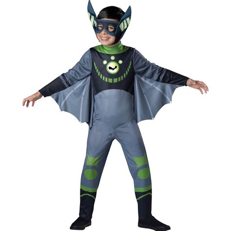 Wild Kratts Child Costume Green Chris Kratt Bat - Walmart.com - Walmart.com