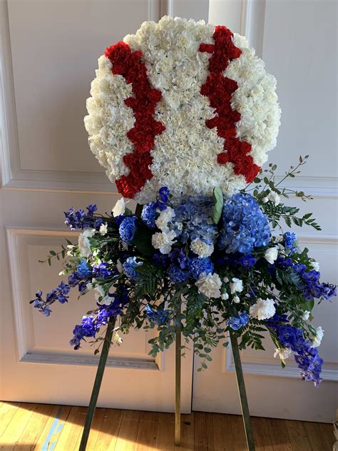 Baseball Tribute in Whittier, CA | Rosemill Florist