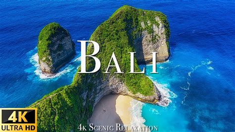 FLYING OVER BALI (4K UHD) - Relaxing Music Along With Beautiful Nature ...