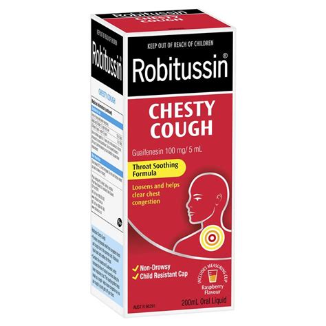 Buy Robitussin Chesty Cough 200ml Online at Chemist Warehouse®