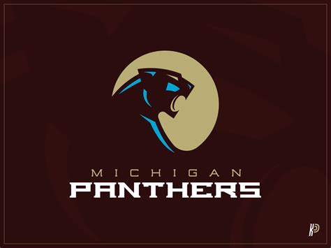 Michigan Panther USFL Logo Concept by Kyle Papple on Dribbble