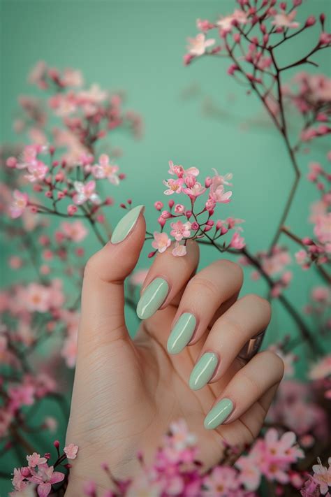 51 Nail Hues to Jazz Up Your Sage Green Dress - NeedleStar