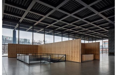 Mies Van der Rohe's Renovated New National Gallery in Berlin revealed through images by David ...