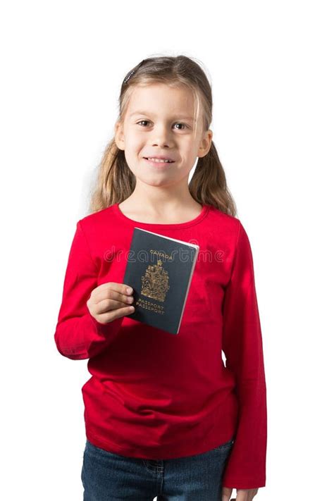 Girl with Passport stock photo. Image of passport, holidays - 28337686