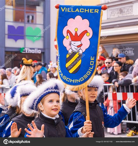 Villach Austria 2023 February Carnival Villach Fasching Participants Annual Parade – Stock ...