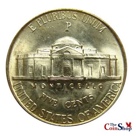 1945-P Silver Jefferson Nickel Grade Average Circulated