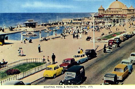 Rhyl - Boating Pool and Pavilion | Postcard dated August 196… | Flickr