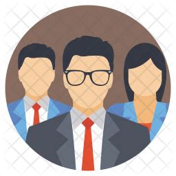 Business Professionals Icon - Download in Flat Style