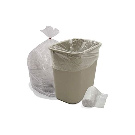 Clear Recycling Bags by Ultrasac - Heavy Duty 45 Gallon Garbage Bags (Huge 100 Pack w/Ties) - 46 ...