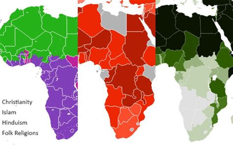 12 Hopeful Maps & Graphs of Religion in Africa