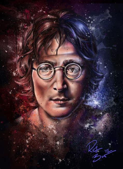 Amazing Artwork of John Lennon by Robert Bruno