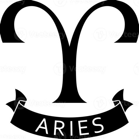 Aries sign - horoscope symbol, astrology icon. Png illustration ...