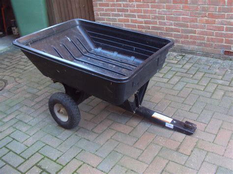 Ride on mower tipping trailer - plastic body garden trailer | in Downham Market, Norfolk | Gumtree