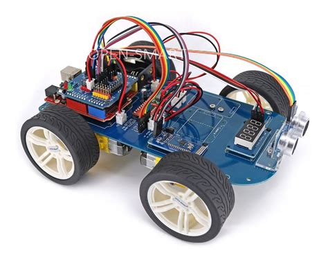 Coche Robot Inteligente Con Tutorial Para Arduino Uno R3 - $ 4.990,00 ...