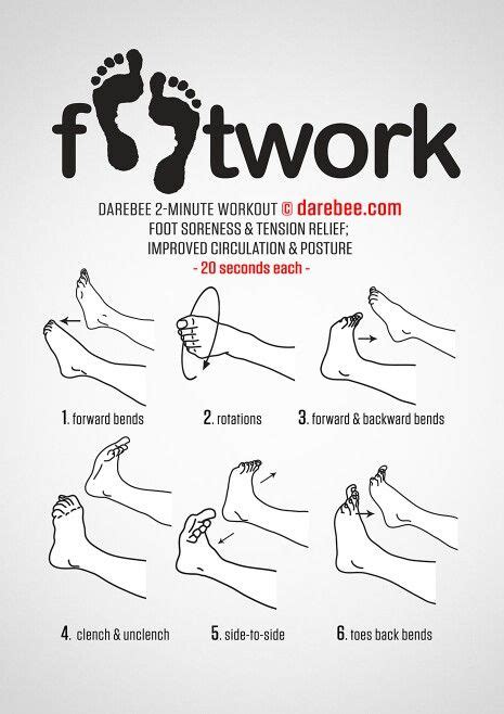 ©Darebee | Dancer workout, Foot exercises, Ankle exercises