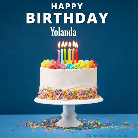 100+ HD Happy Birthday Yolanda Cake Images And Shayari