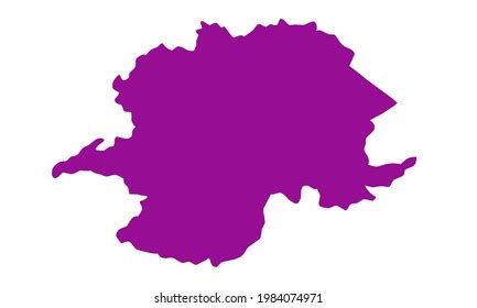 Purple Silhouette Map City Saransk Russia Stock Vector (Royalty Free) 1984074971 | Shutterstock