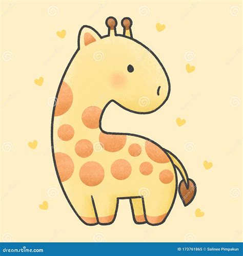 How To Draw A Cute Giraffe