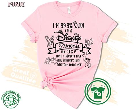 Disney Womens Girls Shirt I am A Disney Princess Graphic Tee | Etsy