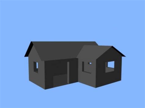 simple house - 3D Model - ShareCG