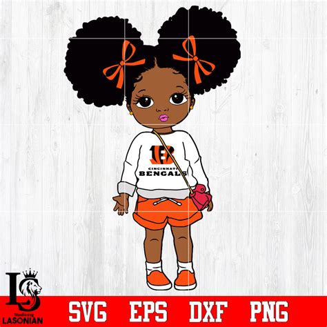 Cincinnati Bengals Littel Girl NFL Svg Dxf Eps Png file – lasoniansvg