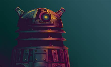 Gray illustration, Doctor Who, Daleks, artwork HD wallpaper | Wallpaper Flare