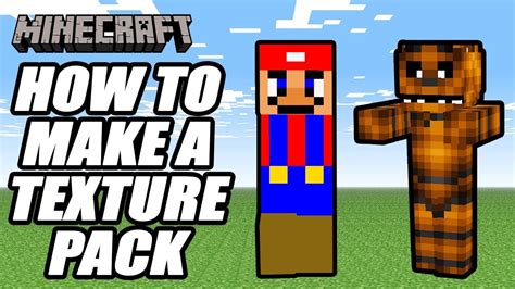 Minecraft How To Make A Resource Pack (Texture Pack) Tutorial - YouTube