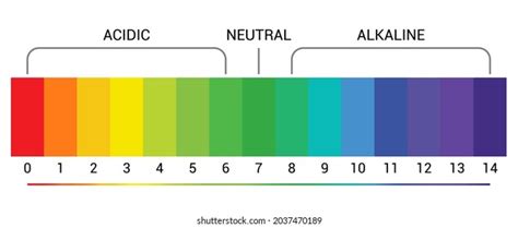 Ph Test Paper Color Chart