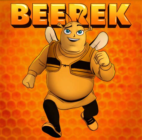 I made a SHREK & BEE MOVIE crossover... and I guess this is canon now ...